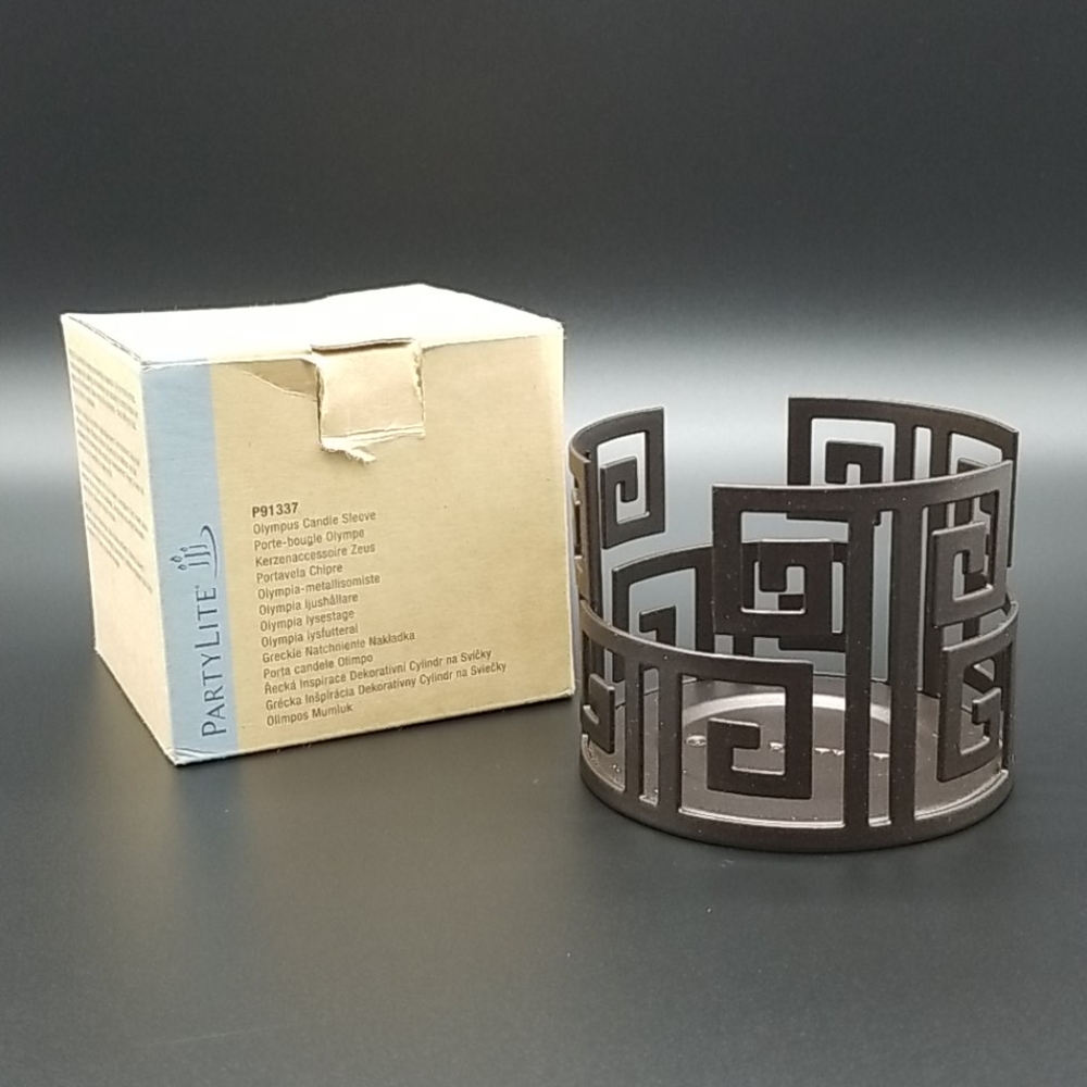 Partylite 2013 P91337 Olympus Candle Sleeve